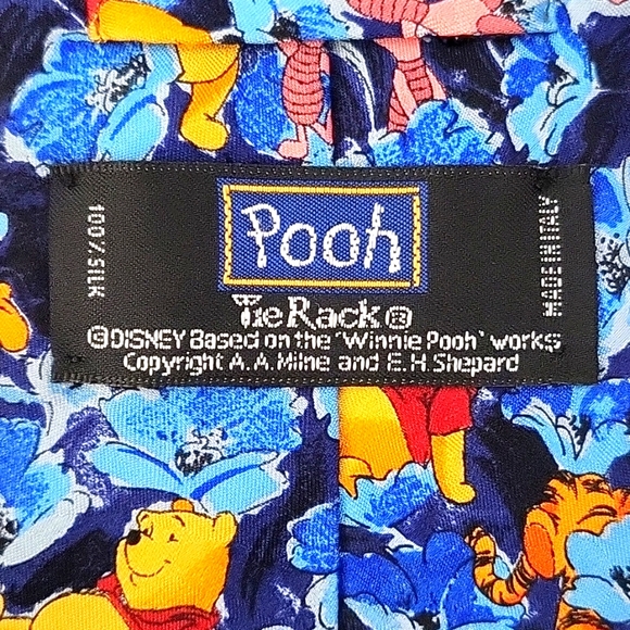 Disney Pooh Vintage Men's Tie - Picture 4 of 5